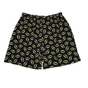 Batman All Over Print OG Bat Symbol Cottol Lounge Shorts Mens Xlarge